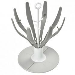 Escurre Biberones Plegable Flower Gris
