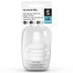 Pack 2 Tetinas Fisiológicas SX Pro de Silicona Flujo Medio +3 Meses.