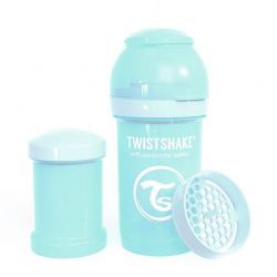 Biberón Anti-Cólicos 180ml Azul Twistshake