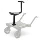 Asiento para Kiddie Ride On 2 Board Negro 2022