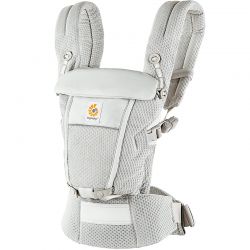 Mochila Portabebé Adapt Soft Flex Mesh Gris Perla