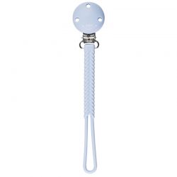 Portachupete Silicona Trenza Azul