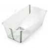Set de Bañera Plegable Bebé Flexi Bath Verde con Tapón y Soporte Recién Nacido