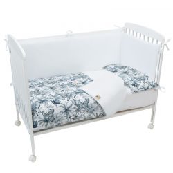 Funda Norduca y Funda Almohada 120x150cm Cebra Blanco