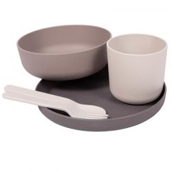 Set de Vajilla 5 Piezas Gris