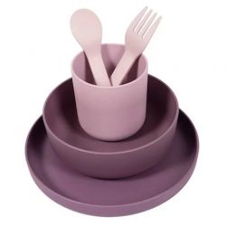 Set de Vajilla 5 Piezas Rosa