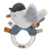 Anillo Sonajero Pájaro Blanco