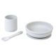 Set de Alimentación 3 Piezas Silicona Gris
