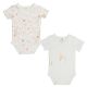Pack 2 Bodies Manga Corta T.0 y T.1 Cotage Rojo