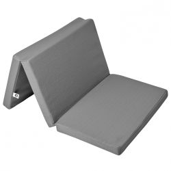Colchon Plegable para Cuna de Viaje Gris 120x60