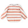Babero con Bolsillo y Mangas Stripes Papaya