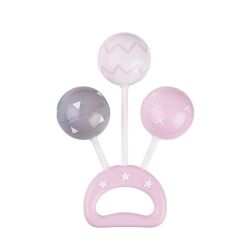 MI PRIMER SONAJERO ROSA Y GRIS (BOLAS)