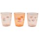 YUMMI MINI VASO 3-PACK HAPPY CLOUDS PAPAYA
