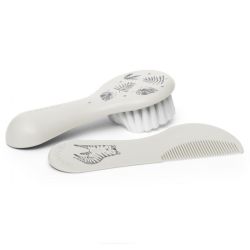Set Cepillo y Peine Gris