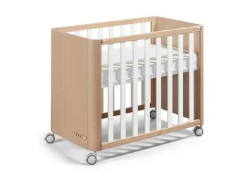 DOCO SLEEPING WOOD (COLCHON INCLUIDO) NATURAL/BLANCO 90X50