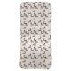 Funda Recta Estampado Cebras Rejilla 3D - Blanco