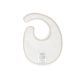 Babero Redondo Con Velcro Rabbit Beige 16X19X1 Cm