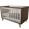 Cuna 70x140cm Trieste Ikid Nogal/Marfil
