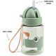Botella Con Pajita Playground - Verde