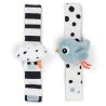 Set Brazaletes Para Bebe Happy Clouds Azul