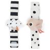 Set Brazaletes Para Bebe Happy Clouds Rosa