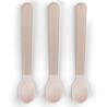 Pack 3 Cucharas Para Bebe Faciles De Agarrar Rosa