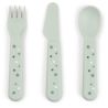 Set de 3 Cubiertos Foodie Happy Dots Verde