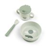 Set Vajilla Foodie First Meal Happy Clouds Verde