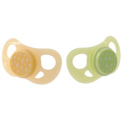 TWISTSHAKE 2X CHUPETE 6+M VERDE CACTUS Y BEIGE CAR