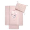 Pack Colcha y Protector 60x120cm Polaris Rosa