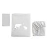 Sábana 3 Piezas Minicuna Jersey Polaris Gris