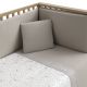 Juego 2 Piezas Funda Nordica Cuna 60 Abete Beige 100X140X3 Cm