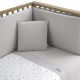 Juego 2 Piezas Funda Nordica Cuna 60 Ardi Gris 100X140X3 Cm