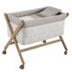 Minicuna Tijera Madera Abete Beige/Natural 55X87X74 Cm