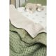 Manta Minicuna Moufflon Tog 2 75X100 Mewaffle Olive Green