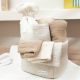 Muselina Lavada Mediana Pack De 3 70X70 Meuni S.Sand/Greige/Taupe