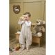 Pijama Sin Mangas Forrado Muselina Lavada Tog 2.0 80 Cm Me-Uni Greige