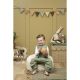 Pijama Sin Mangas Forrado Muselina Lavada Tog 2.0 92 Cm Me-Uni Olive Green