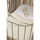 Sabana Bajera Ajustable Colecho 50X90 Cm Me-Uni Off White
