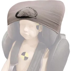Funda Reposacabezas Para Silla De Auto Safety Rest Gris