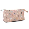 Estuche 3 Compartimentos Funny Letters