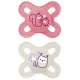 Chupete Original Start 0-2 Silicona Mate (2ud) - Rosa