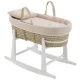 Moises Palma Acolchado + Pata Madera Blanco Rustic Rosa 39X80X61 Cm