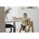 Babero Punto Con Mangas 6-18M Me-Sweet Heart Sand/Soft Sand