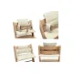 Cojin De Trona 29X27X8 Cm Me-Gingko Multicolour