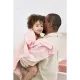 Muselina Lavada Gde Pack De 2 120X120 Cm Me-Uni Soft Rose/Rose