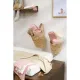 Muselina Lavada Gde Pack De 2 120X120 Cm Me-Uni Soft Rose/Rose