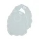 Pack 2 Baberos Rizo Ovalados 25X34 Cm Me-Terry Wavy Grey Blue