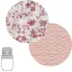 Saco Capazo + Colchoneta Linen Rosa 35X80X6 Cm