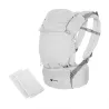 Mochila Portabebés Quokkababy E-Carrier Silver Diamond
